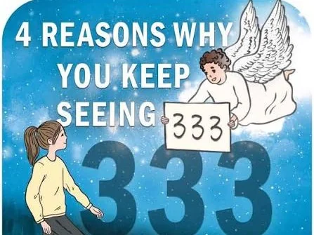 333 angel number meaning represented by a person meditating quietly on a beach while reflecting on spiritual growth